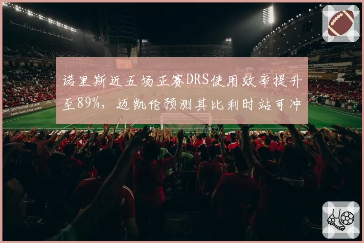 诺里斯近五场正赛DRS使用效率提升至89%，迈凯伦预测其比利时站可冲击领奖台