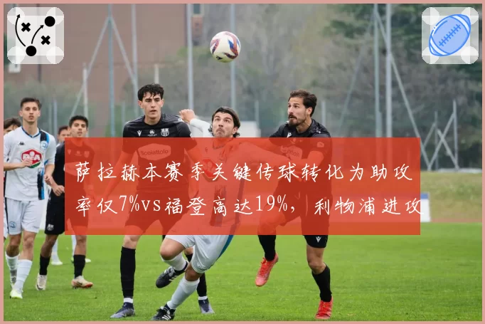 萨拉赫本赛季关键传球转化为助攻率仅7%vs福登高达19%，利物浦进攻最后一环效率不足原因在哪