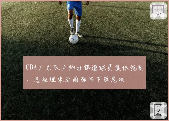 CBA广东队主帅杜锋遭球员集体抵制,总经理朱芳雨面临下课危机